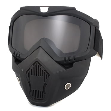 Lunettes de protection Faciale, Lunettes de protection contre le Vent pour Casque de motocross, Équipement de Plein Air
