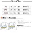 thumbnail image 3 of cfhntfmh Bras for Women Wireless Cute Seamless Front Closure Buttons Bras Convenient Adjustable Strap Plus Size Bras, 3 of 7
