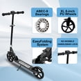 thumbnail image 3 of Welmotive Trottinette pour Enfants de 6 Ans et Plus, Ados et Adultes, Trottinette Légère à Propulsion avec 3 Hauteurs Réglables et Frein Arrière, Grande Roue Trottinette Pliable pour Intérieur et Extérieur., 3 of 8