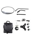 thumbnail image 2 of Undercarriage Inspection Mirror, Under Vehicle Inspection Mirror High Strength Acrylic Aluminum Structure Shatterproof with Detachable Light for Goods Shelves, 2 of 7