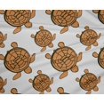 thumbnail image 4 of oneOone Polyester Lycra Rust Brown Fabric Nautical Craft Projects Decor Fabric Printed By The Yard 56 Inch Wide, 4 of 4