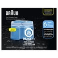 thumbnail image 2 of Braun Clean & Renew Refill Cartridges CCR, Replacement Shaver Cleaner Solution for Clean&Charge Cleaning System, Pack of 6, 2 of 15