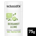 thumbnail image 2 of Schmidt's Natural Origin Deodorant Stick Bergamot & Lime, 75 g, 2 of 7