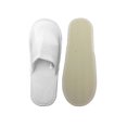 thumbnail image 1 of Economy Disposable Non-Woven Indoor Slippers White Closed Toe Bulk Pack 20 Pairs/ Box, 1 of 5
