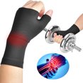 thumbnail image 2 of Hand Guard Gloves, Soft Wrist Guard Gloves Non Deform Comfortable 2Pcs  For Strong Support M, 2 of 8