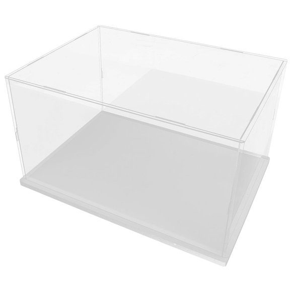 Shisuyan Clear Display Box Acrylic Doll Display Case Crafts Storage Box Acrylic Transparent Box