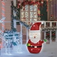thumbnail image 4 of CUITING Lighted Snowman Outdoor Christmas Decorations Light Up Collapsible Snowman Battery Operated Light-Up Christmas Decorations for Porches Lawns Yards 27 Inch, 4 of 7