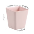 thumbnail image 3 of XYAIYT 5pc Hanging Basket and Organizer Set Hanging Storage Trolley with Small Pen and Bucket Holders Utility Rolling Cart Rack for Kitchen Office Accessories and Snack Storage, 3 of 6