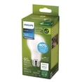 thumbnail image 3 of Philips Ultra Efficient LED Bulb 60W A19 1PK Day light Frosted Non-Dimmable Medium Base, 3 of 5