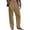 Yellow, variant on RXIRUCGD Men's New Linen Pants Drawstring Elastic Solid Color Loose Casual Trousers, White, Size: XL