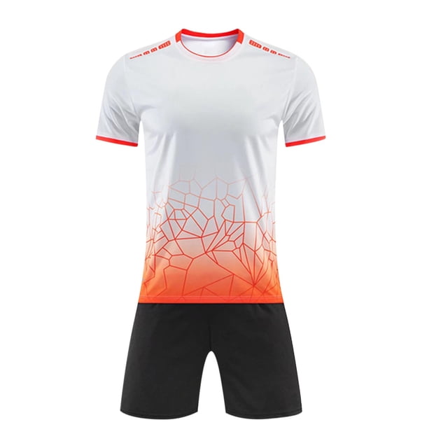 RXIRUCGD 2025 Vêtements d'Été pour Enfants Ensemble Décontracté à Manches Courtes Col Rond avec Shorts Sport Respirant