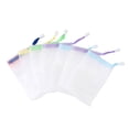 thumbnail image 2 of Oliegs Heated Blanket Set Of 7 Soap Bags Soft For Shower Soap Pouch With Drawstring For Foaming And Drying Hangable Soap Bag Chocolate, 2 of 5