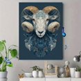 thumbnail image 4 of Qisvanset Blue Ram Canvas Print 12x16 Inch Zodiac Home Decor, 4 of 8