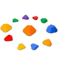 thumbnail image 1 of Qaba 11-Piece Multi-Color Stepping Stones - Balance & Sensory Play for Ages 3-8 - Indoor/Outdoor Activity Set, 1 of 7