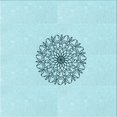 thumbnail image 1 of Ahgly Company Machine Washable Indoor Square Transitional Electric Blue Area Rugs, 7' Square, 1 of 7