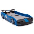 thumbnail image 3 of Delta Children Turbo Race Car Lit Simple, Bleu, 3 of 5