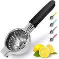 thumbnail image 1 of Zulay Kitchen Stainless Steel Lemon Squeezer Manual Citrus Press Juicer and Lime Squeezer - Black, 1 of 3