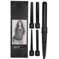 thumbnail image 2 of Curling Iron,5‑In‑1 Curling Iron LED Adjustable Temperature Curling Iron Curling Iron Wand Set Custom Engineered, 2 of 8