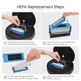 thumbnail image 2 of 9 Pcs Main Brush Side Brush Hepa Filter For Thamtu G11 Vacuum Cleaner, 2 of 5
