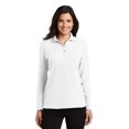 thumbnail image 1 of Port Authority Polo à Manches Longues pour Femmes Effet Soie. L500LS, 1 of 1