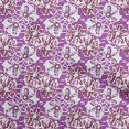 thumbnail image 1 of oneOone Cotton Poplin Purple Fabric Abstract Sewing Craft Projects Fabric Prints By Yard 42 Inch Wide, 1 of 5