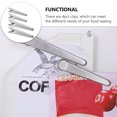 thumbnail image 2 of SHISUYAN 4pcs Fresh Sealing Clamps Snack Sealing Clip Stainless Steel Bag Sealing Clips, 2 of 6