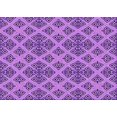 thumbnail image 1 of Ahgly Tapis Rectangulaire Lavable en Machine Intérieur Transitionnel Violet Violet, 2 Pieds x 4 Pieds, 1 of 7