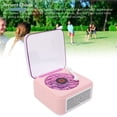 thumbnail image 4 of Wireless  Speaker, Small Record Player Night Light USB Rechargeable Desktop Wave Speaker for Bedroom Party, 4 of 7
