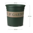 thumbnail image 5 of GROWTH TANK Flower seed Flowerpot Nursery Pot Flower Plant Pots Plant Container Gallon Basin M, 5 of 5