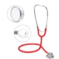 thumbnail image 3 of YOPTOP Profession Double Stethoscope  Multifunctional Stethoscope Estetoscopio Health Care Tool  Soft Double Tube Stethoscope For Noise Reduction,red, 3 of 7