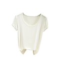 thumbnail image 1 of Yuyuzo Hauts de Pyjama Grande Taille pour Femmes Manches Courtes Haut de Pjs Col Rond Chemises de Nuit Doux Confortables Vêtements d'Intérieur, 1 of 3