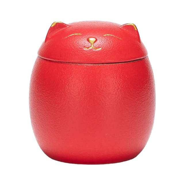 Transemion Elegant Ceramic Canisters Wide Application Sturdy And Durable Large Capacity Portable Moisture-proof red 500ml 1Set