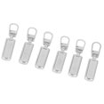 thumbnail image 2 of Zipper Pull Tab, Detachable Stainless Steel Metal Zipper Head  For Clothing Silver, 2 of 8