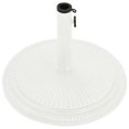 thumbnail image 3 of vidaXL Umbrella Base White 45x45x30 cm Cast Iron, 3 of 5