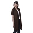 thumbnail image 3 of Moomaya Womens Half Sleeve Shrug Open Front Long Cardigan Lightweight Summer Fit, 3 of 7