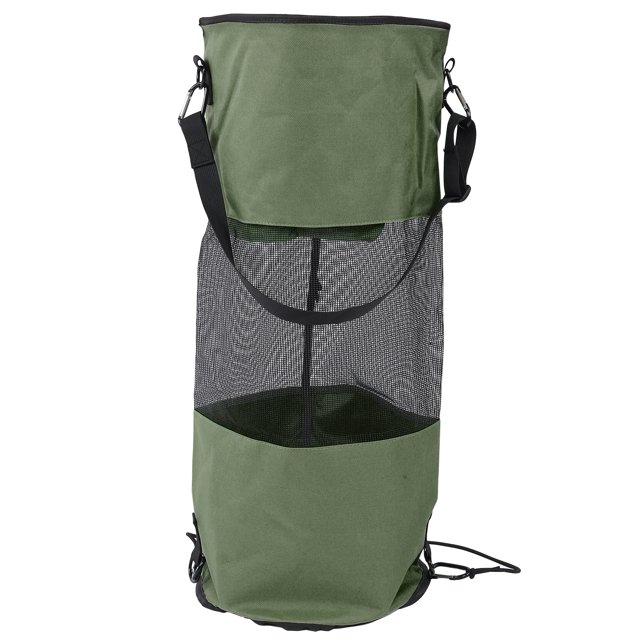 XYCCA Sacs à Ordures pour Bateau Réutilisables Imperméables Sacs à Ordures en Maille Portables pour Stockage de Déchets de Bateau Militaire Vert-082002