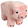 thumbnail image 1 of Minecraft Peluche Cochon 12 Pouces avec Étiquette Autocollante Animal en Peluche, 1 of 3