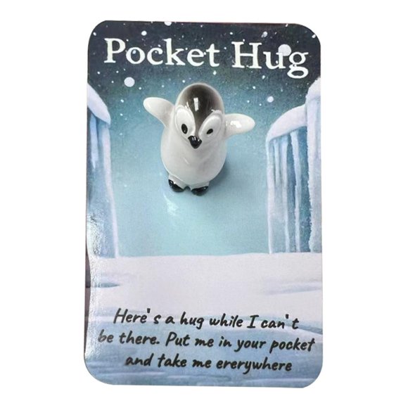 PandaXun Cadeaux Câlin de Poche Animal, Câlin de Poche Tortue, Câlin de Poche Tortue de Soutien Émotionnel avec Cartes Positives, Cartes de Vœux d'Encouragement Cadeaux pour Collègues Travailleurs Sociaux Bénévoles, Enseignant, Infirmière