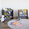 thumbnail image 4 of Humble Crew Sumatra Toy Storage Organizer with 9 Plastic Storage Bins, Espresso/Grey, 4 of 4