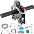 thumbnail image 1 of KFFKFF Zip Line Adventure Set for Families, 160 ft Cable Ride for Children & Adults, Max Weight 330 lbs, Fast Install for Outdoor Fun, Includes Metal Cable, Spring Brake, Secure Harness, and Seat, 1 of 9