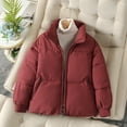 thumbnail image 4 of Redempat Winter Essential Comfortable And Warm Women S Puffer Jacket Easy To Clean Stylish And Fashionable coffee XXL, 4 of 6