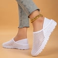 thumbnail image 4 of Womens Slip on Sneakers Breathable Mesh Mules Comfort Outdoor Backless Clogs Driving Sandals Walking Shoes, 4 of 6