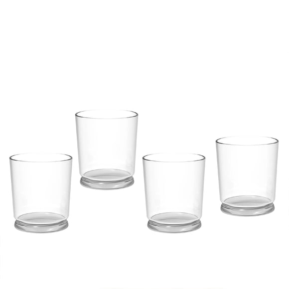 Better Homes and Gardens Emerson Collection claire Double vieux verre 4pack