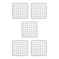 thumbnail image 2 of Transemion Portable Pet Playpen Panel Cage Fence Metal Guinea pig Wire Black General Grid 5Set, 2 of 6