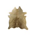 thumbnail image 1 of HomeRoots Decor 328305 6 x 7 in. Natural Cowhide Area Rug, Taupe, 1 of 1