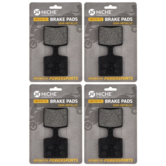 Niche Brake Pad Set Arctic Cat XF 6000 ZR 8000 9000 Rear Semi-Metallic 4 Pack 519-KPA2509D