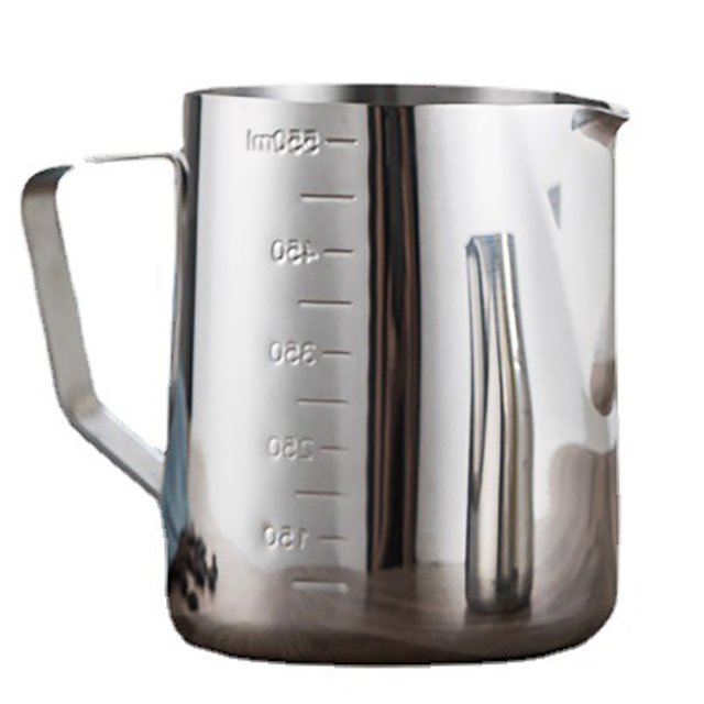 Milk Frothing Cup Graduated Portable Milk Steamer Cup Espresso Steaming Pitcher
