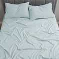 thumbnail image 3 of Nestl Split King Sheet Set, 1800 Series Microfiber Deep Pocket 4 Piece Bed Sheet Set, 3 of 8