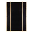 thumbnail image 4 of Kate and Laurel Jackson Metal Frame Mirror with Shelf, Gold 20x30, 4 of 7