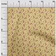 thumbnail image 2 of oneOone Cotton Poplin Medium Yellow Fabric Floral Craft Projects Decor Fabric Printed By The Yard 42 Inch Wide, 2 of 4